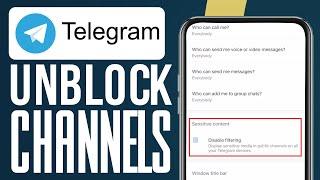 How To Unblock Channels On Telegram (IOS & ANDROID) 100% Working