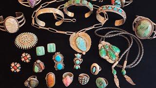 SALE PREVIEW! INCREDIBLE VINTAGE NATIVE AMERICAN SILVER JEWELRY UNBOXING #jewelry #collection #sale