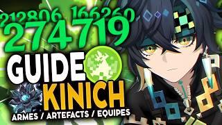 UNIQUE & EXPLOSIF ! | Guide KINICH : Artéfacts, Teams & Armes ! | Genshin Impact