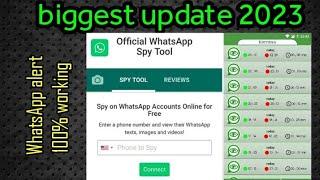 biggest Update WhatsApp Online Tracker Free Unlimited 2023 | WhatsApp online alert