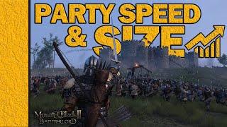 How To Increase Party SPEED/SIZE - Bannerlord