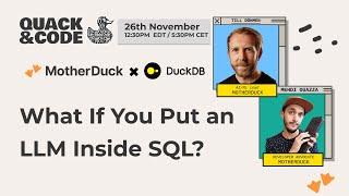 What if you put an LLM inside SQL ?