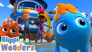 Meet the Curiosity Crew! | Blippi Wonders | Science and Nature Cartoons For Kids| Moonbug Kids