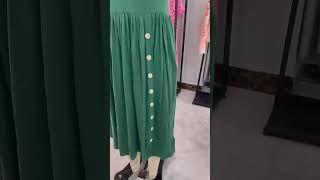 Solid Color Button Pocket Casual Women's Knitted Dress
