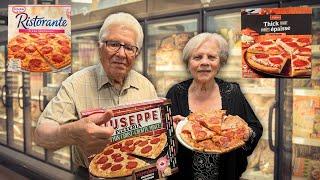 Italian Grandparents Find The Best Grocery Store Frozen Pizza