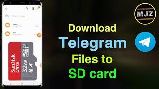 How to change Telegram storage location to SDCard / memory Card