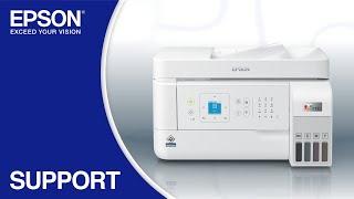 Epson EcoTank ET-4810 | Wireless Setup Using the Control Panel