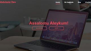 HTML VA CSSDA BIR SAHIFALI WEB-SAYT YASASH // HTML CSS DA WEB-SAYT YASASH #uzb #html #css #websayt