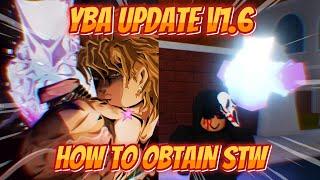 How To Obtain SHADOW THE WORLD In The YBA v1.6 UPDATE...