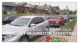 9-year-old dead, 10-year-old critical, adult injured as car shot up
