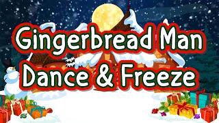 Gingerbread Man Dance and Freeze | Jack Hartmann | Holiday Freeze Dance