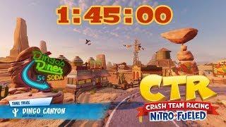 Dingo Canyon 1:45:00 OXIDE TIME TRIAL | Crash Team Racing: Nitro Fueled