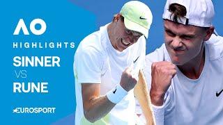 Jannik Sinner vs Holger Rune | Round Four | Australian Open 2025 Extended Highlights 