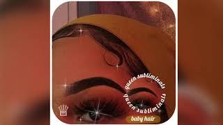 ⭒{listen once} increase baby hairs subliminal; regrow 2x amount ⭒