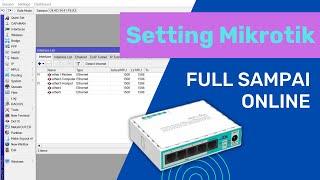 Setting Mikrotik Lengkap dari awal sampai Online untuk Pemula | Mikrotik Tipe RB750 r2