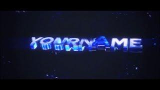 FREE After Effects & Cinema 4D Intro Template: Blue 3D Text Intro Template #417 + Tutorial