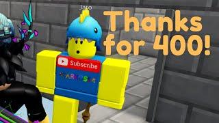 Thanks for 400 subs!