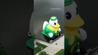 Giant inflatable duck pops up in Indianapolis for Big Ten media days
