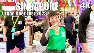 Great Tasting Craft Beer! Urban Beer Fest 2023, Singapore  – Virtual Walk [4K 60fps] (▶20 min)