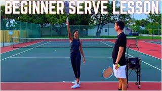 Beginner Tennis Serve Lesson | Learning the Loop