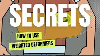 How to Use Weighted ️‍️ Deformers in Toonboom Harmony