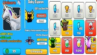 Horse Race [New Partner] Unlock UNICORN & Exclusive Baby Espeon Pet, Eternal Star, Malevolent Ghost