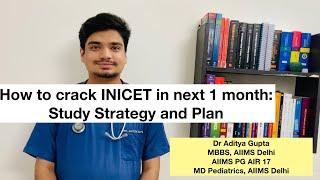 How to clear INICET/AIIMS PG in next 1 month.