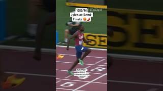 Noah Lyles at the 100/M semifinals ️ #budapest #trackandfield #worldchampionship #running