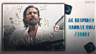 MAHAAN BADDAS EDIT | PRESET | AE INSPIRED| XML | DARK EFX