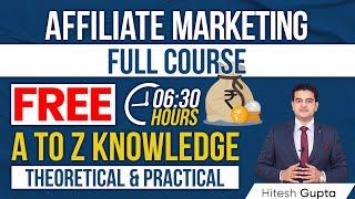 Affiliate Marketing for Beginners full Course Hindi | How to Make Money Online | #AffiliateMarketing