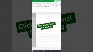 Conditional Format Borders in Excel‼️ #excel