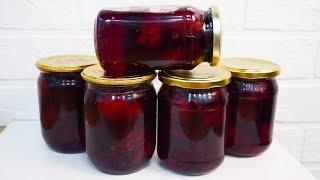 It's incredibly tasty and easy! A recipe for pickled plums for the winter without the hassle!