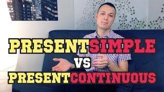 Сравнение Present Simple vs Present Continuous