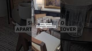 Small Studio Apartment Makeover - Part 4  #diy #apartment  #apartmentmakeover