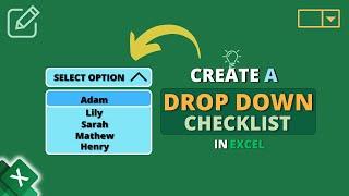 How to Create Drop Down Checklist in Excel