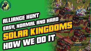 King of Avalon - Alliance Hunt Easy, Normal and Hard - How we do it