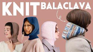 Knit a Balaclava with Me (+ FREE PATTERN) // Using scrap yarn to knit this winter's big trend