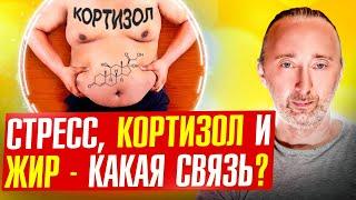 Кортизоловое ожирение/ как убрать складки на животе и стрессы?