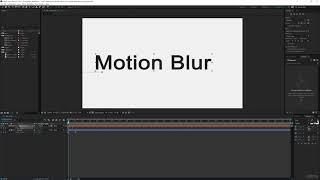 28. The Magic of Motion Blur | After Effects for Beginners Course