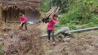 Because of work, her uncle has not been able to visit her. But she still works hard every day.