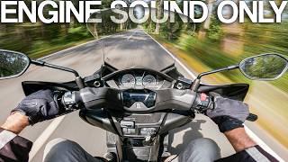 Suzuki Burgman 400 sound [RAW Onboard]