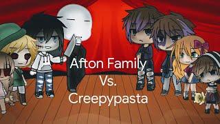 Afton Family Vs. Creepypasta Singing Battle|| Gacha Life ||