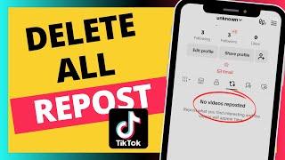 How To Delete All Reposts On Tiktok At Once - Verified Guide