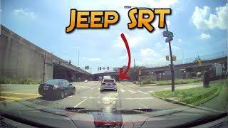 JEEP SRT tries to outrun a TRACKHAWK.