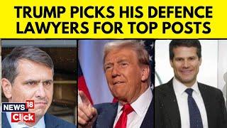 Trump Picks His Criminal Defense Attorneys Todd Blanche-John Sauer For Justice Department Posts N18G