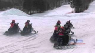 Phantom 250 Snowmobiles Action Video