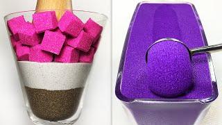 Very Satisfying and Relaxing Compilation 317 Kinetic Sand ASMR