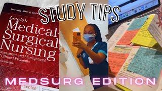 NURSING SCHOOL| MedSurg Study Tips…What I Use To Study 