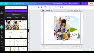 Canva Template - Editing and Adding Photos Using Photo Template Link