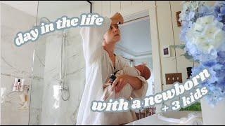 Day in the Life with a Newborn (4 Kids 6 & Under)